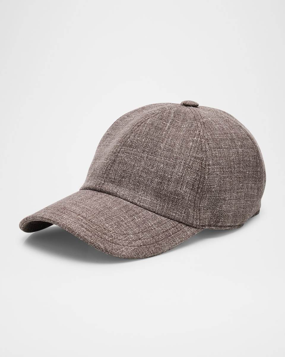Caspian Silk-Linen-Wool Baseball Cap